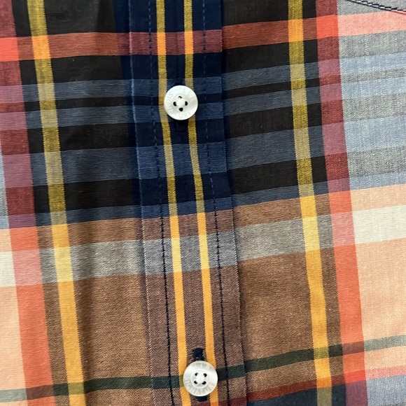 L.L. Bean Signature Men's Slim Fit Plaid Button Down Shirt Size large - Picture 3 of 7